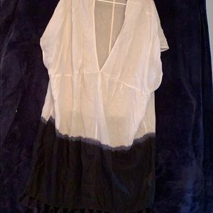 Dip dyed Beach Cover Up